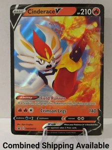 Cinderace V - SWSH015 SWSH: Sword & Shield Promo Cards NM Holo English 12213 - Picture 1 of 2