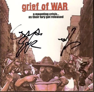 GRIEF OF WAR - A Mounting Crisis... (CD 2008) Signed! - Picture 1 of 2