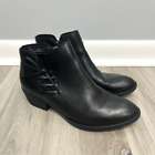 Born Boots Women’s 7 Bowlen Black Leather Ankle