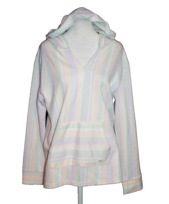 Sudadera con Capucha Roxy Niñas Pull Over Pastel Arco Iris Cuello en V Talla XL 18/20 Bolsillo Canguro Foto 1 de 2