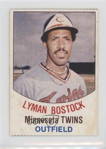 1977 Hostess All-Star Team Twinkies Lyman Bostock #102