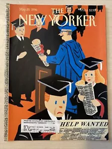 The New Yorker May 20 1996 Full Magazine Graduation Cover by Art Spiegelman NM - Picture 1 of 3