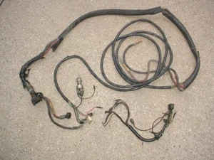 Vintage Outboard Boat Cable w Wiring Harness 18 ft Johnson Evinrude Key Ignition - Picture 1 of 15