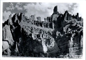 Holy City Cody Road to Yellow Stone Lucier, Powell, Wyoming B/W Photograph - Picture 1 of 2