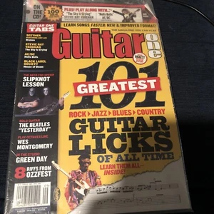 Guitar One Magazine September 2004, 101 Greatest Guitar Licks, Sealed, CD - Picture 1 of 2