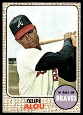1968 Topps Felipe Alou Atlanta Braves #55 *Set Break