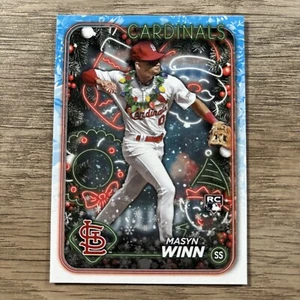 2024 Topps Holiday Christmas Lights Necklace Variation Masyn Winn #H94 RC SP - Picture 1 of 2