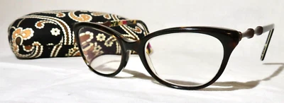 Gafas Vera Bradley Elena marco 53-18-140 tortuga violeta africana Foto 1 de 4