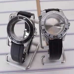 Caja de reloj 40 mm + correa de goma Submariner para Seiko Nh35 nh36 nh38 Eta2824Movement - Imagen 1 de 18