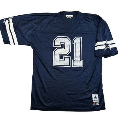 Camiseta de fútbol americano de la NFL azul marino XL de los Dallas Cowboys para hombre #21 Elliott Foto 1 de 4