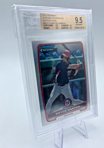 2012 Bowman Chrome Prospects Bryce Harper #BCP10 Ref 409/500 BGS 9.5 Rookie