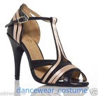 Ladies Ballroom Latin Dance Salsa Shoes Women Rumba Samba Tango Heels Shoe US5-9