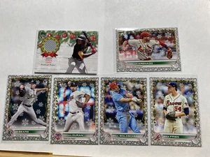 2022 Topps Holiday Baseball Snowflakes Lot Cards - Picture 1 of 2