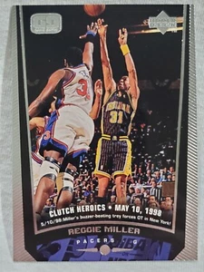 1998-99 Upper Deck - Reggie Miller #66 Indiana Pacers - Picture 1 of 2