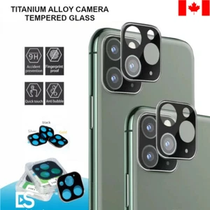 Pour iPhone 13/12 Pro Mini Verre Trempé Caméra Lentille Housse Protection Écran Titane - Photo 1 sur 16
