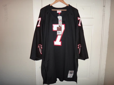 Michael Vick 2002 Mitchell & Ness Falcons Men's Throwback Legacy Jersey $160 5XL Cover