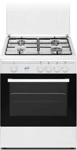Ducati Cucina a Gas 4 Fuochi Forno a Gas con Grill 60x60 cm Bianco SD664WGE - Foto 1 di 1