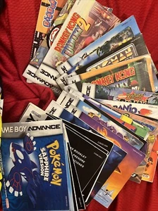 GBA Manuals - Authentic - You Choose! - No Games -game Boy Advance - Picture 1 of 57