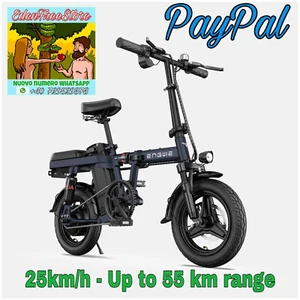 🚲ENGWE T14 BICICLETTA ELETTRICA PICCOLA PIEGHEVOLE PER CITTA' COMODA 250W 10Ah - Foto 1 di 10