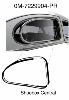 Mercury 1949 1950 1951 cupé cuarto ventana sellos par nuevo Foto 1 de 2