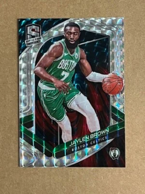 2019-20 PANINI SPECTRA JAYLEN BROWN INTERSTELLAR PRIZM 46/49 FINAL MVP CELTICS - Image 1 of 2