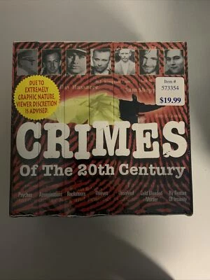 RARE Crimes of the 20th Century VHS 7-Tape Set NEW Vintage Sealed - Image 1 of 4