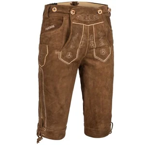 PAULGOS Herren Trachten Lederhose - Kniebund - Echtes Leder - Übergröße 62 - 72  - Bild 1 von 13