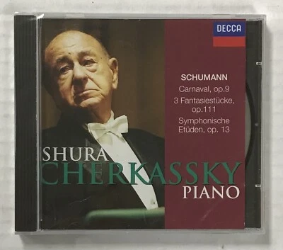Компакт-диск для фортепиано Shura CHERKASSKY Robert SCHUMANN Ermitage импорт из Великобритании ЗАПЕЧАТАННЫЙ NO1058 - Изображение 1 из 2
