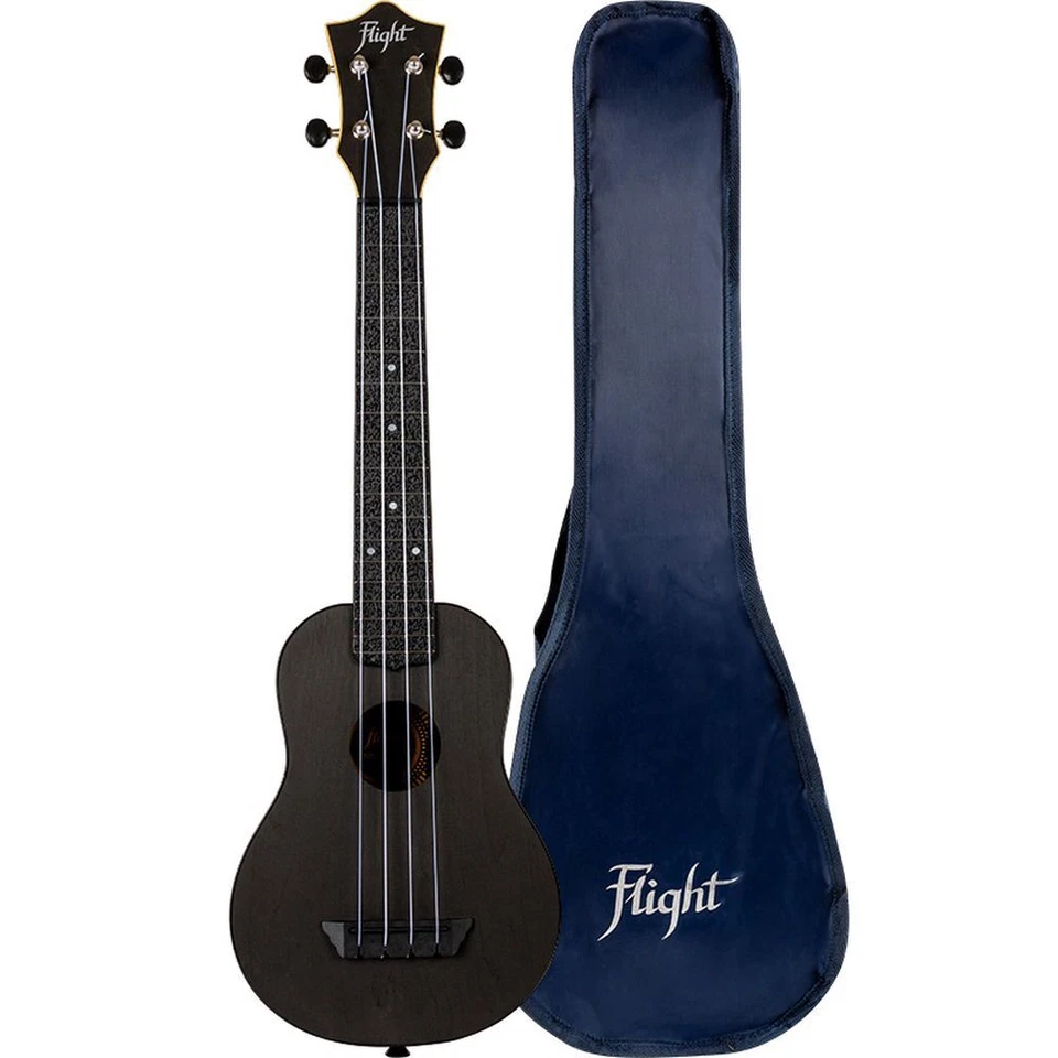 Flight: TUSL35 Long Neck ABS Travel Ukulele -Black Ukulele Flight - Image 1 of 1