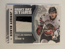 Sven Bartschi 2010-11 In the Game Draft Day Stars Jersey Black #DDSM-07