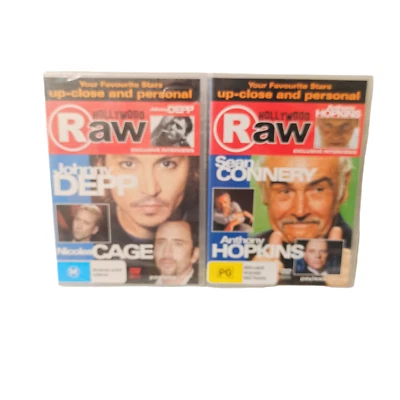 Hollywood Raw DVD Bundle Anthony Hopkins & Sean Connery Johnny Depp Nicolas Cage - image 1 of 4