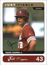 2002-03 Justifiable Autographs #43 Jason Cooper /1000
