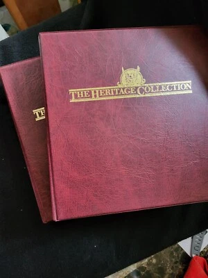 US State Stamp and Quarter Set -- 2 vols with one each Den/Phil Mint and stamps - Image 1 of 4