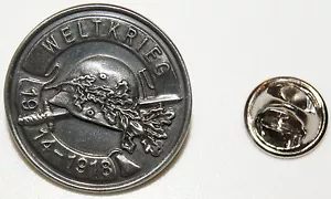 Weltkrieg 1914 - 1918 Stahlhelm Schwert l Anstecker l Abzeichen l Pin 257 - Bild 1 von 1