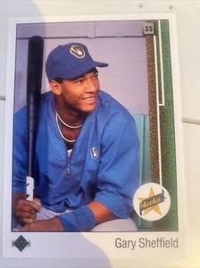 Gary Sheffield 1989 Upper Deck Baseball Rookie #13 Milwaukee Brewers RC 604