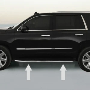PAQUETE DE MOLDEO DE BORDE DE TABLA DE CORRER CROMADA para CADILLAC ESCALADE 2015-2019 - Imagen 1 de 4