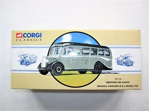 CORGI CLASSICS - BEDFORD OB COACH - "SEAGULL COACHES (S & J WOOD) - 97115 - Picture 1 of 4