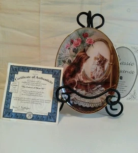 Cat China plate  w/ coa "The Fairest of Them All"   - Picture 1 of 6