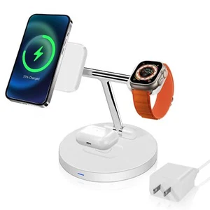 2024 Upgraded Version for Apple's 3 in 1 Wireless Charger ,Phone Charger Stat... - Zdjęcie 1 z 6