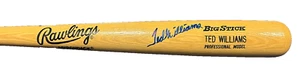 BATE AUTOGRAFIADO POR TED WILLIAMS CON CERTIFICADO DE AUTENTICIDAD - Imagen 1 de 3