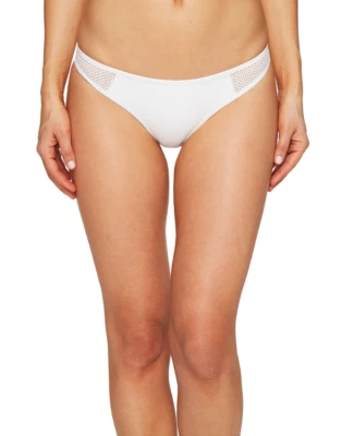 Parte inferior de bikini clásica de malla de neopreno blanco Stella McCartney L57612 talla pequeña Foto 1 de 3