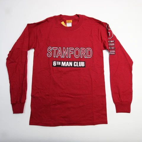 Stanford Cardinal Esface Long Sleeve Shirt Men's Red New Cover