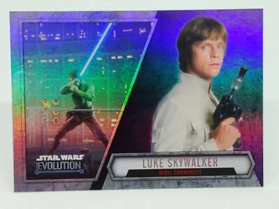 LUKE SKYWALKER 2016 Star Wars Evolution Purple Foil #30 - Image 1 of 2