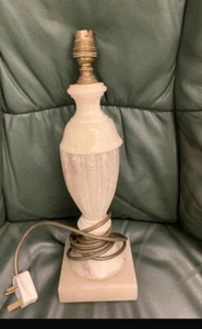 Alabaster Marble  Table Lamp  Fully Working - Picture 1 of 1