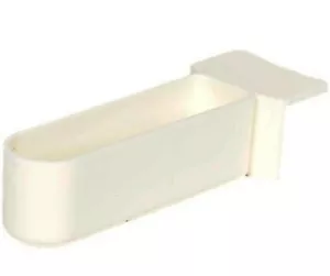 10 tazas pequeñas de miel para comedero de aves de plástico blanco 1 oz periquito periquito canario - Imagen 1 de 8