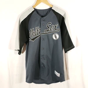 Herren Chicago White Sox MLB Dynasty Gr. M Baseball Trikot grau schwarz kurzarm - Bild 1 von 11