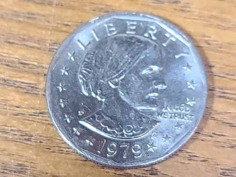Susan B Anthony Liberty 1979 P - FG - Frank Gasparro RARE  One Dollar U.S. Coin Cover