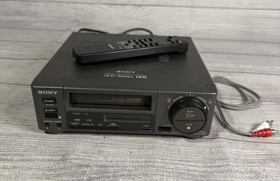 Reproductor VCR estéreo Hi8 Sony EV-C100 8mm Hi8 con control remoto PIEZAS O REPARACIÓN (LEER) Foto 1 de 4