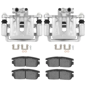 Rear Pair Brake Calipers and Ceramic Pads For PONTIAC TORRENT CHEVROLET EQUINOX - Foto 1 di 9