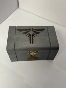 The Last  Of Us - Firefly - Laser Engraved Decorative Trinket Box Stained - Picture 1 of 5